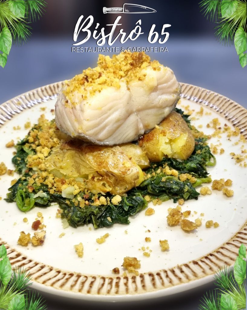 Lombo de bacalhau confitado